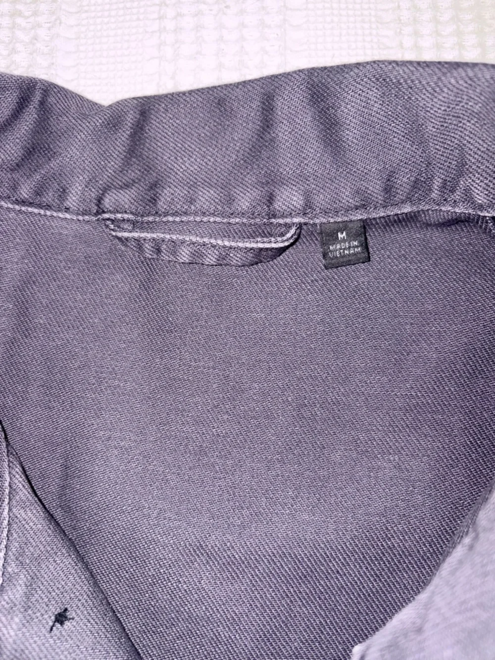 Uniqlo Dark Charcoal Rugged Shirt Jacket, Medium, 100% cotton - Picture 3 of 6